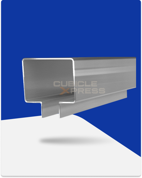 Express Top Rail SS Top Rail Open - Cubicle Xpress